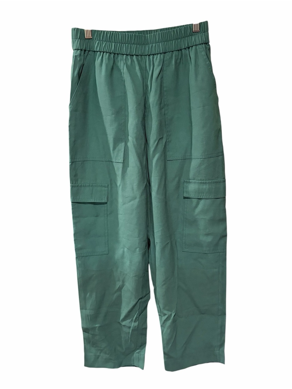 A New Day Green Pull-On Cargo Pants Women’s Small